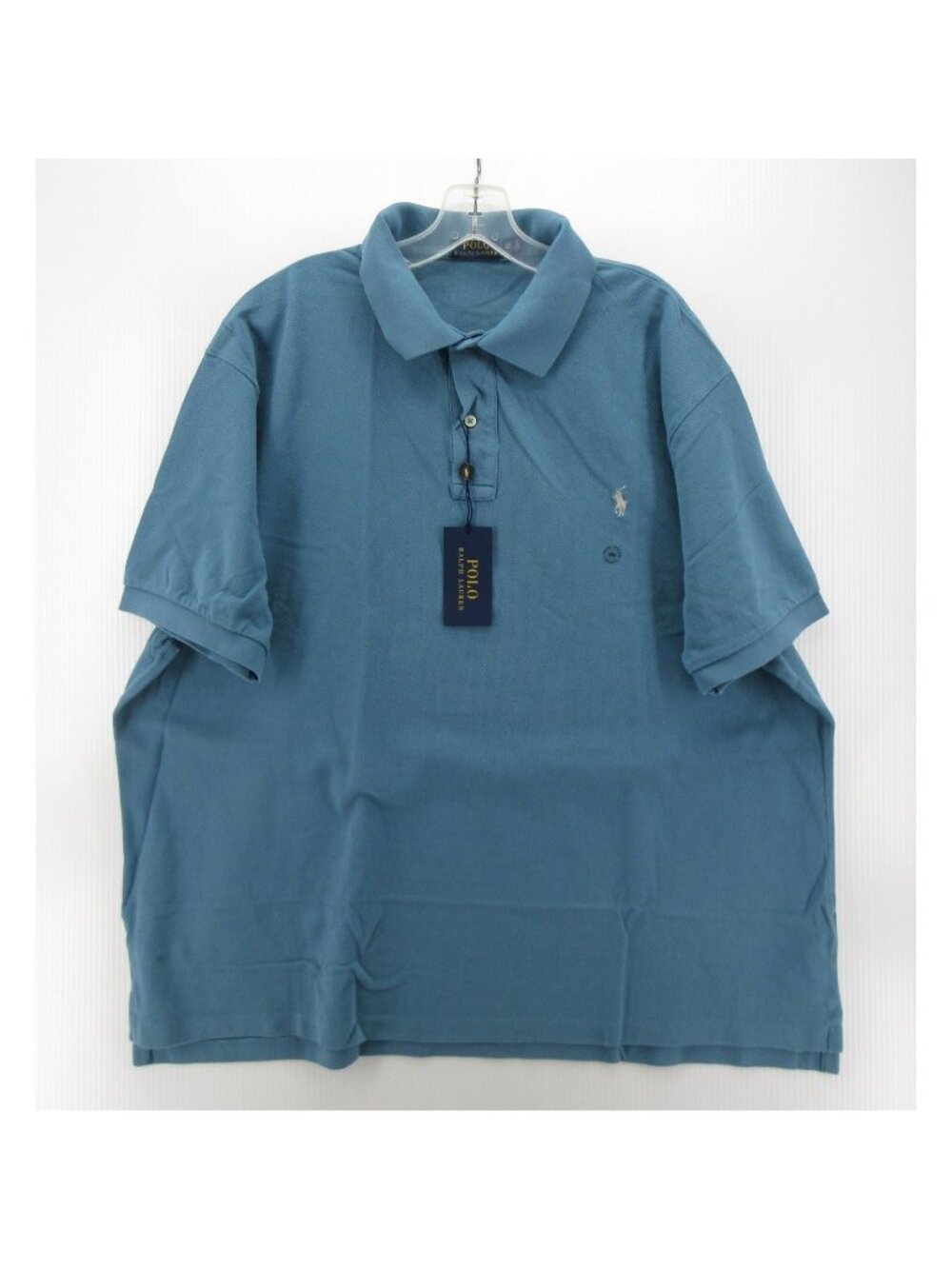 Polo Ralph Lauren Polo Shirt 2XB Big Weathered Mesh Minimalist Pony